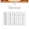 Vis Express Gond Métaux M6X60 Acier zingué - 1 pièce