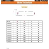 Vis Express Gond Métaux M5X50 Acier zingué - 10 pièces