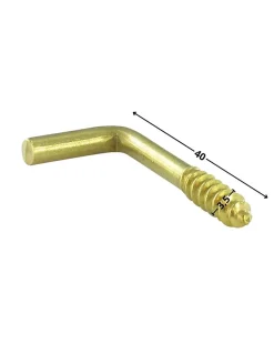 Vis Express Piton À Visser-Gonds à Vis bois Laiton 3.5X40 - 10 pièces