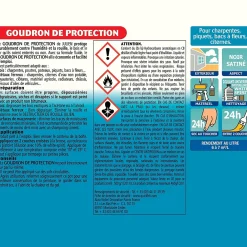 Julien Etanchéité Des Fondations-Goudron de protection extérieur pour bois et métaux ferreux noir satiné 2,5L
