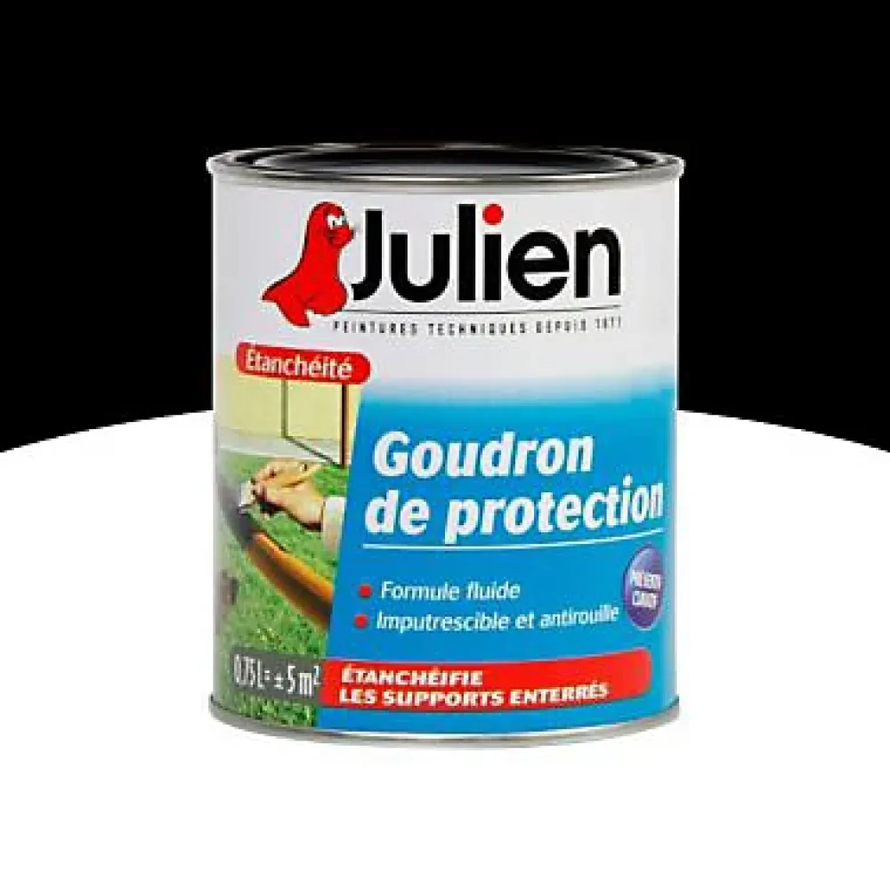 Julien Goudron de protection extérieur noir ,75L