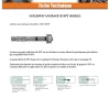Vis Express Goujon D'Ancrage-Goujon Ancrage R-XPT M6X85 Acier zingué - 30 pièces