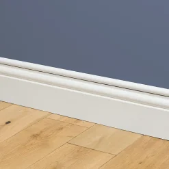 D-Line Moulure, Goulotte Et Plinthe-Goulotte décorative demi-ronde blanche auto-adhésive 16 x 8 mm, 1 m