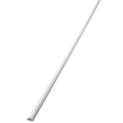 D-Line Moulure, Goulotte Et Plinthe-Goulotte décorative demi-ronde blanche auto-adhésive 16 x 8 mm, 1 m