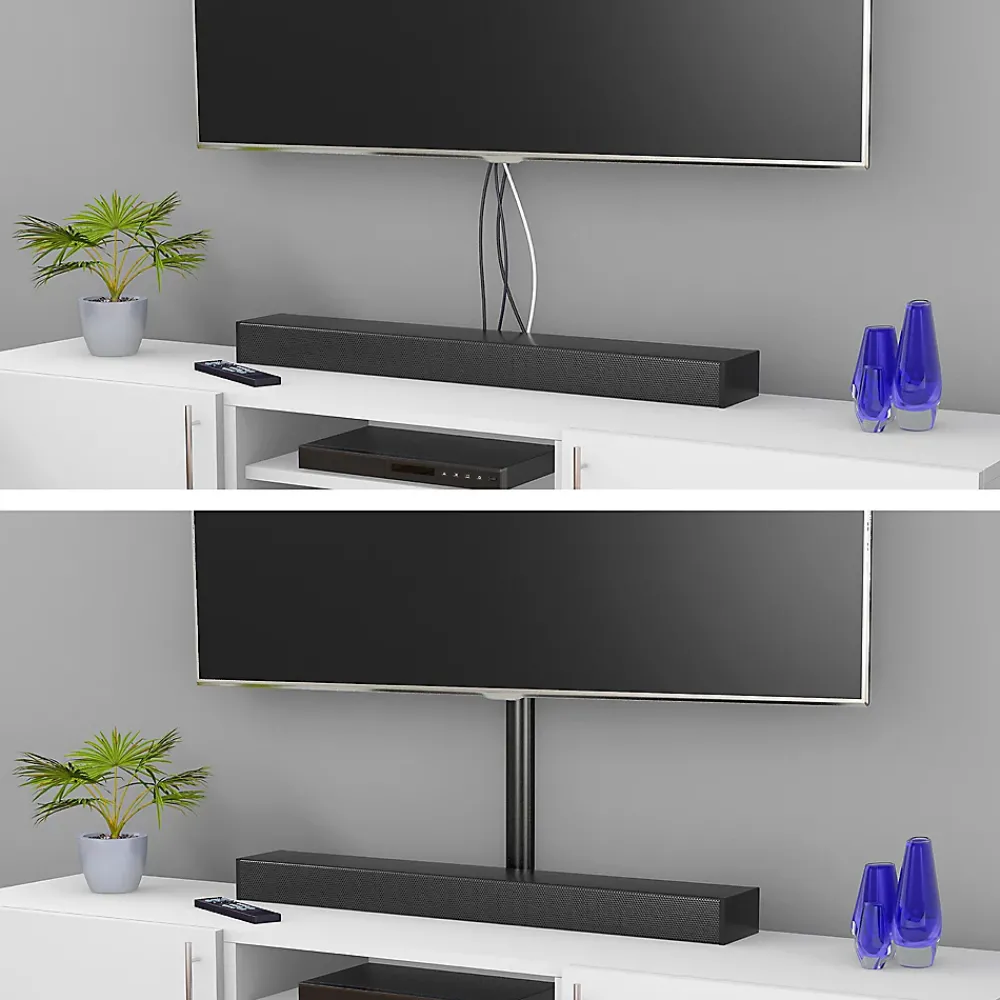 D-Line Moulure, Goulotte Et Plinthe-Goulotte décorative demi-ronde noire auto-adhésive 50 x 25 mm, 1 m