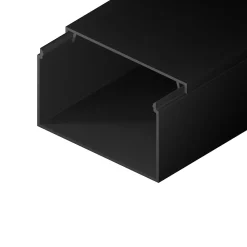 Edo Moulure, Goulotte Et Plinthe-Goulotte électrique PVC 100x60 mm 2 m anthracite