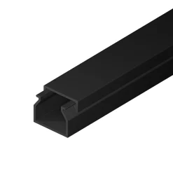 Edo Moulure, Goulotte Et Plinthe-Goulotte électrique PVC 20x10 mm 2 m anthracite