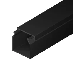 Edo Moulure, Goulotte Et Plinthe-Goulotte électrique PVC 25x25 mm 2 m anthracite