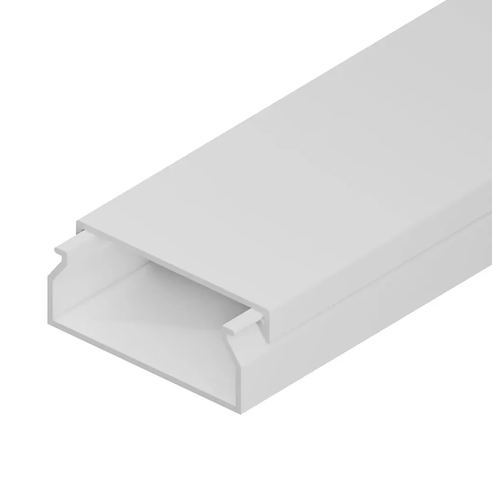 Edo Goulotte électrique PVC 40x16 mm 2 m blanche