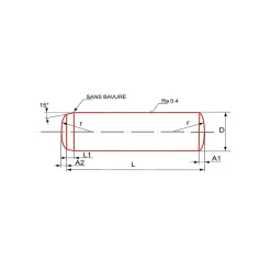 Ultima Visser Fixer Coller Goupille cylindrique brut DIN 6325 6X60 boîte de 50 - ULTIMA - GOUPCYL6X60
