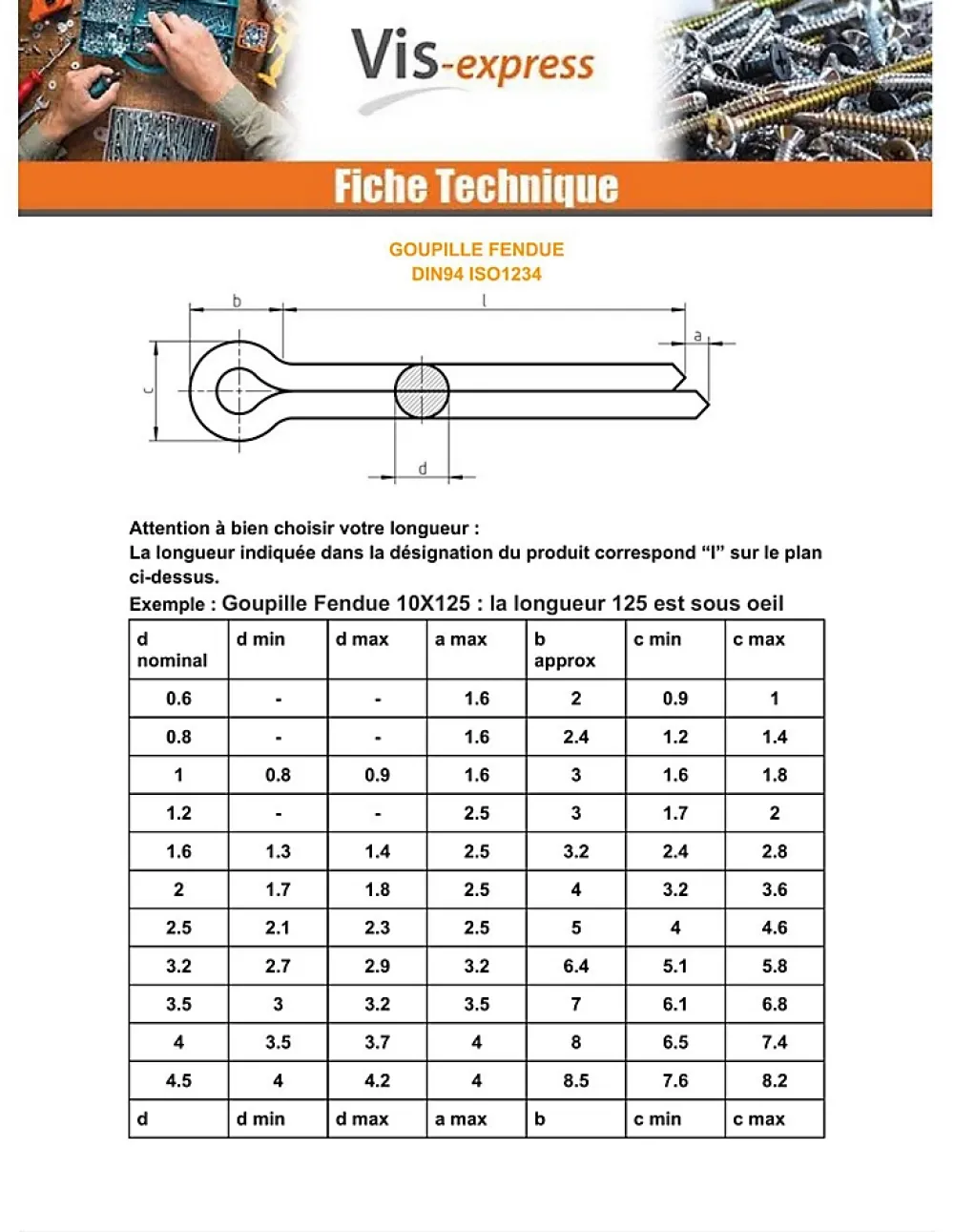 Vis Express Goupille Et Circlip-Goupille Fendue Inox A4 4X71 - 10 pièces