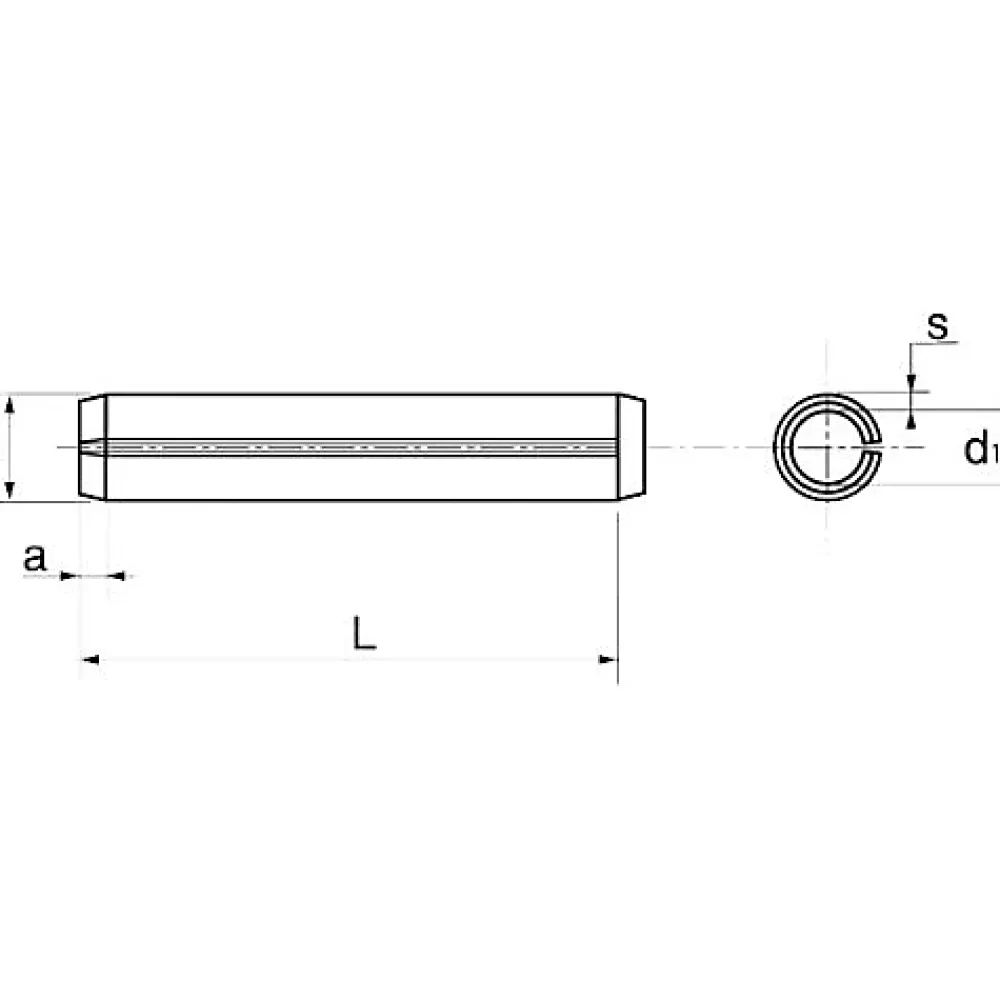 Acton Goupille élastique A1 ISO 8752 3X30 boîte de 100 - - 627023X30