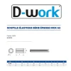 D-Work Goupille Et Circlip-100 Goupilles Elastiques Epaisses D. 3 x 10 mm - 8752 - Inox A2 -