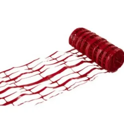 Fitt Gaine Et Drain-Grillage avertisseur en PVC coloris rouge L.25 m x l.30 cm