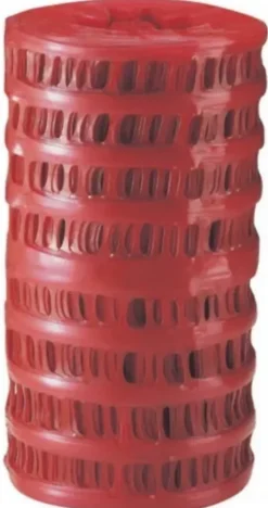 Fitt Gaine Et Drain-Grillage avertisseur en PVC coloris rouge L.25 m x l.30 cm