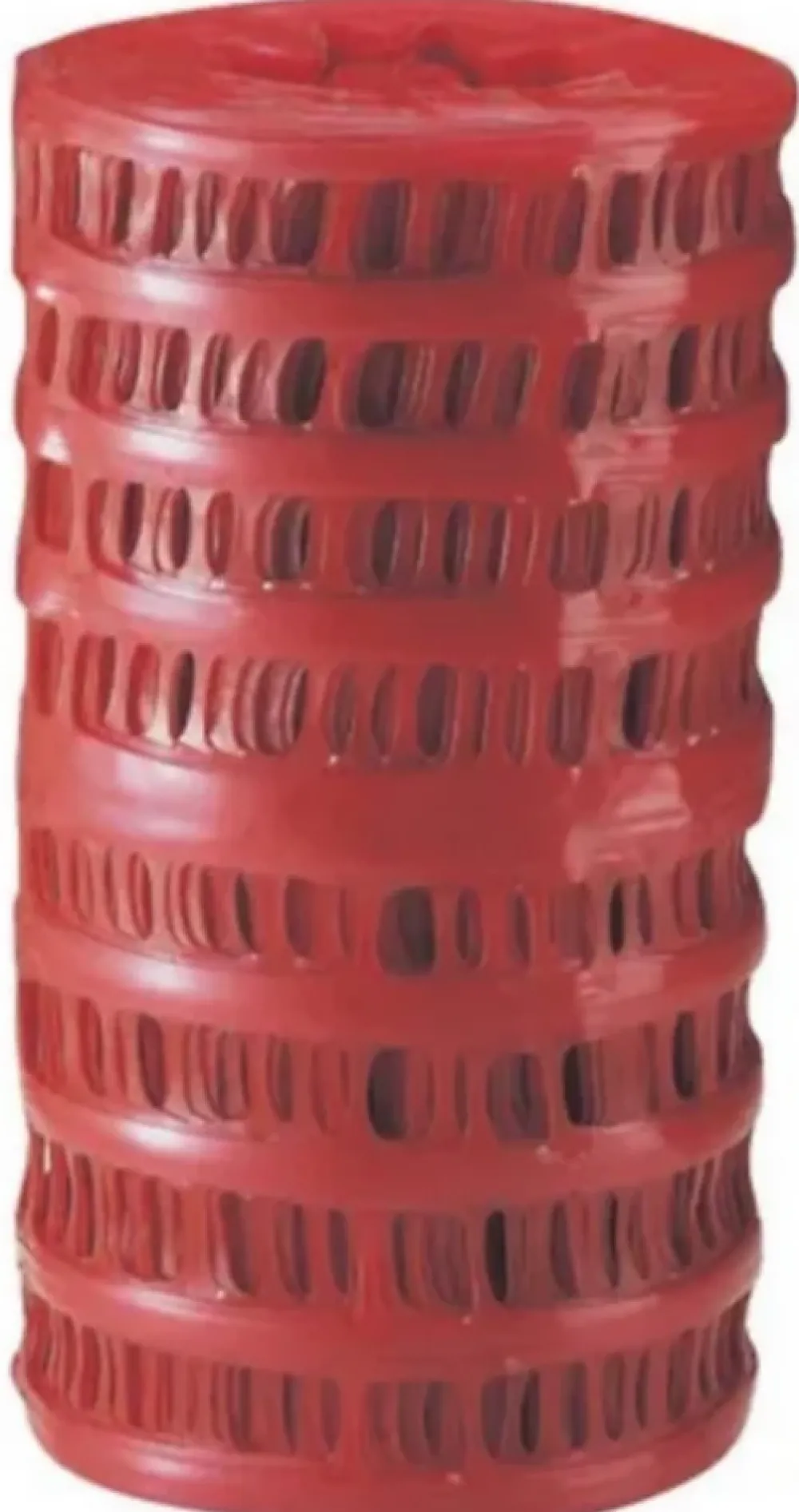 Fitt Gaine Et Drain-Grillage avertisseur en PVC coloris rouge L.25 m x l.30 cm