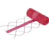 Janoplast Gaine Et Drain-Grillage avertisseur en PVC coloris rouge pour la signalisation des réseaux électriques enterrés L.25 m x l.30 cm
