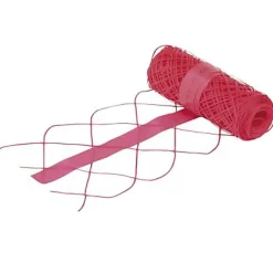 Janoplast Gaine Et Drain-Grillage avertisseur en PVC coloris rouge pour la signalisation des réseaux électriques enterrés L.25 m x l.30 cm