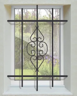 DMS Grille de Defense Byzance pour Fenetre H 135 cm x L 120 cm (côte tableau)