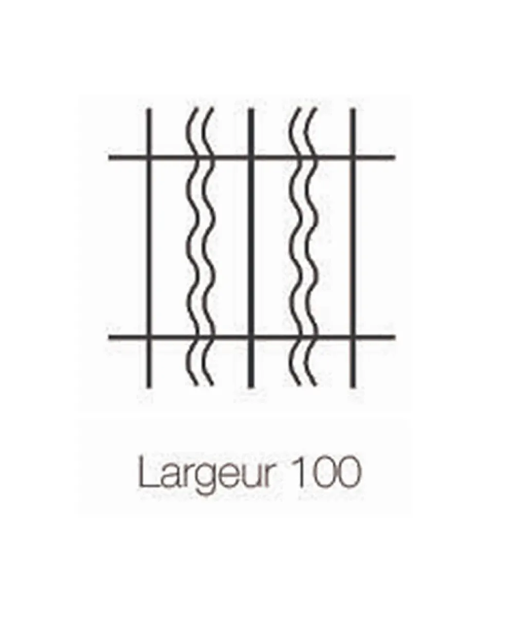 DMS Grille De Défense Pour Fenêtre-Grille de Defense Duo pour Fenetre H 65 cm x L 120 cm (côte tableau)