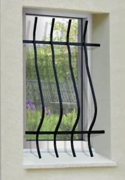 DMS Grille de Defense Galbee pour Fenetre H 115 cm x L 120 cm (côte tableau)