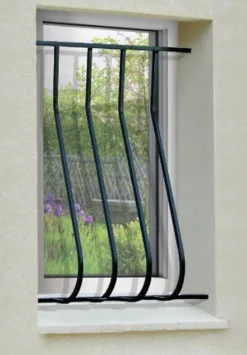 DMS Grille De Défense Pour Fenêtre-Grille de Defense Galbee Simple pour Fenetre H 75 cm x L 40 cm (côte tableau)