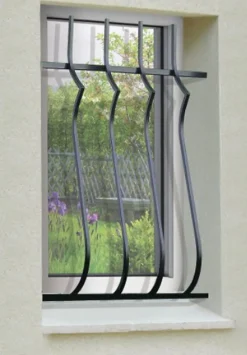DMS Grille de Defense Harmonie pour Fenetre H 125 cm x L 60 cm (côte tableau)