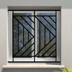 DMS Grille De Défense Pour Fenêtre-Grille de Defense Isoangle pour Fenetre H 115 cm x L 120 cm (côte tableau)