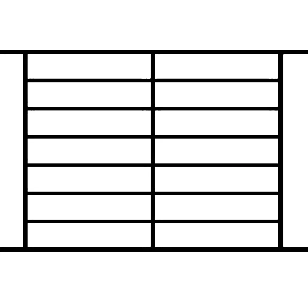 DMS Grille de Defense Lagune pour Fenetre H 105 cm x L 100 cm (côte tableau)