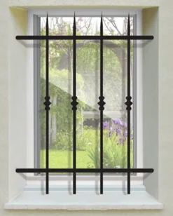DMS Grille de Defense Manoir pour Fenetre H 125 cm x L 160 cm (côte tableau)