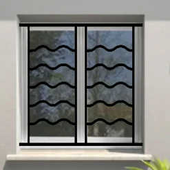 DMS Grille de Defense Oceane pour Fenetre H 125 cm x L 140 cm (côte tableau)