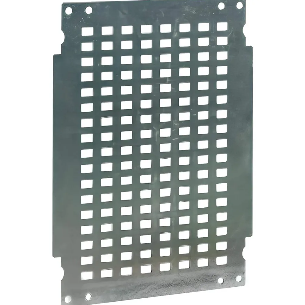 Ide Coffret De Communication-Grille De Montage Perforée En Acier Galavnisé Pour Coffret 600mmx400mm Polyester Ip66