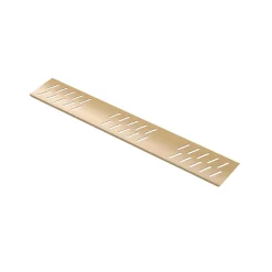 Galedo Grille d'évacuation l.69,5 cm pour receveur de douche Pedra et Pure 2, doré,