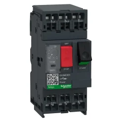 Schneider Electric Gv2me063 - Disjoncteur Moteur Schneider Gv2me - 1 à 1,6a - 3p 3d - Déclencheur Magnéto-thermique Avec Bornes Automatiques