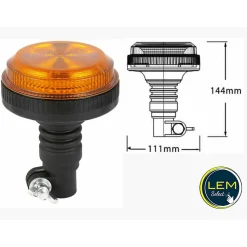 Lem Select Accessoires De Motorisation-Gyrophare 30 LED IP67 - Fixation flexible pour tige - 12/24V
