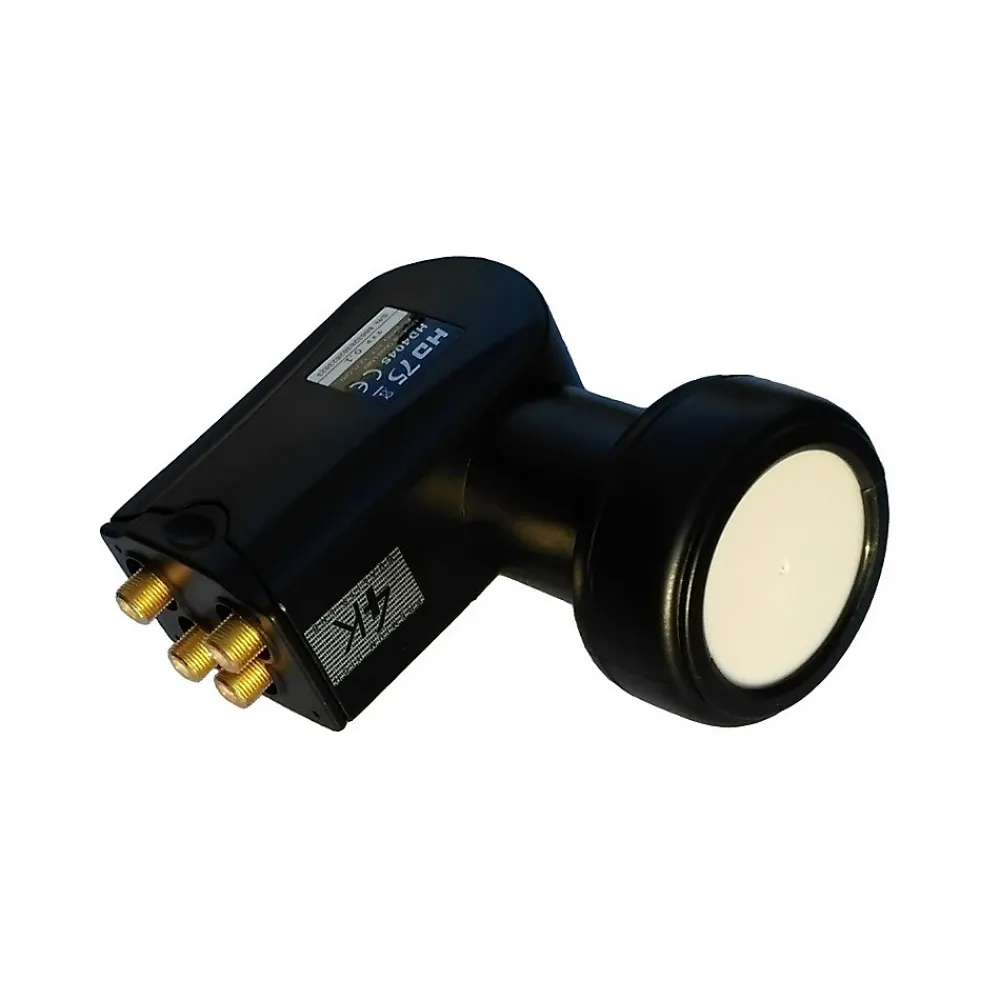 Hdsat HD404S LNB Quad 0,1dB Gold Edition Compatible FULL HD 4K Astra