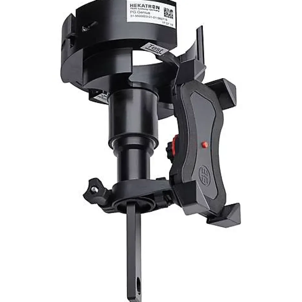 Hekatron PG.Genius Testeur pour détecteurs de fumée Genius, support smartphone, 165 x 235 x 431 mm