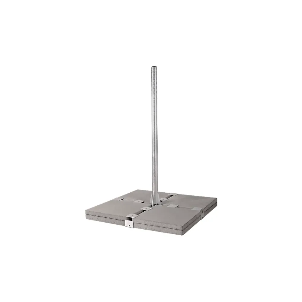 Hdsat Antenne, Parabole Et Fixation-HERKULES XL Support Terrasse Acier Galva 1,2m pour Fixation Parabole Antenne Satellite