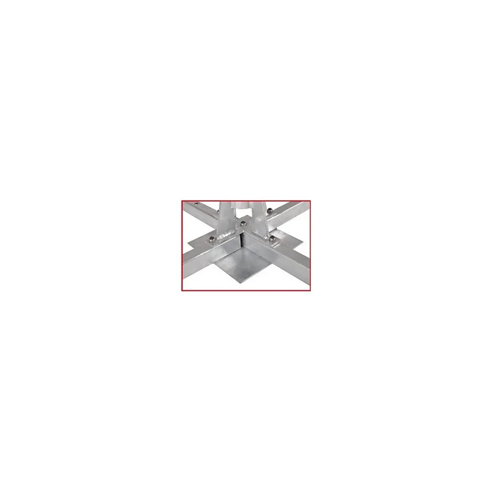 Hdsat Antenne, Parabole Et Fixation-HERKULES XL Support Terrasse Acier Galva 1,2m pour Fixation Parabole Antenne Satellite