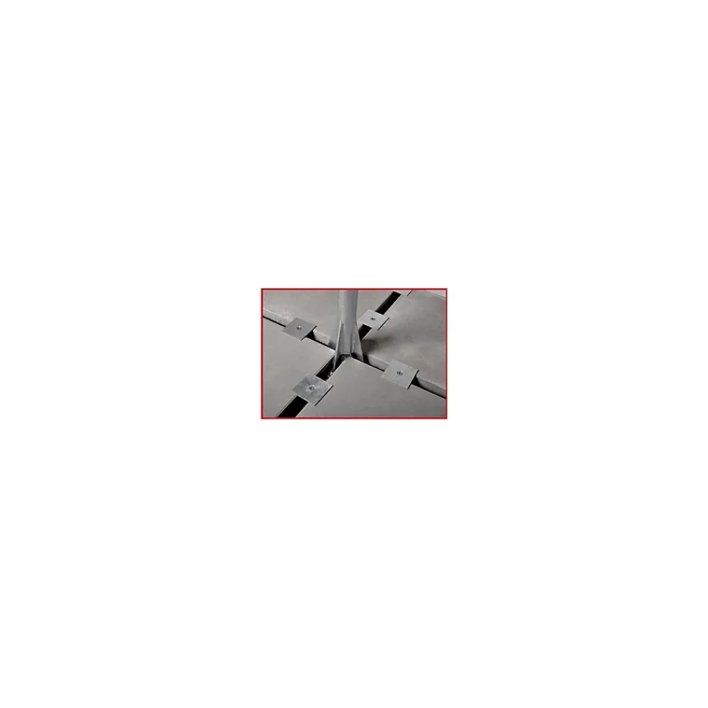 Hdsat Antenne, Parabole Et Fixation-HERKULES XL Support Terrasse Acier Galva 1,2m pour Fixation Parabole Antenne Satellite