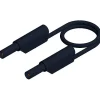 Hirschmann Test & Measurement Hirschmann Cordon de mesure de sécurité MLS WS 200/1 2 m noir - bananes 4 mm, 16 A, 1000 V