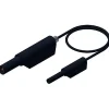 Hirschmann Test & Measurement Testeur De Tension-Hirschmann MAL S WS 2-4 100/1 - Cordon 1000 mm 1000 V 10 A, garantie 2 ans