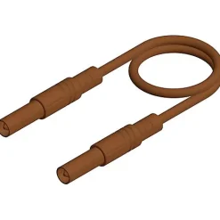 Hirschmann Test & Measurement Testeur De Tension-MLS GG 200/2,5 - Cordon de mesure pour électricien, 2000 mm, 1000 V, 32 A, garantie 2 ans