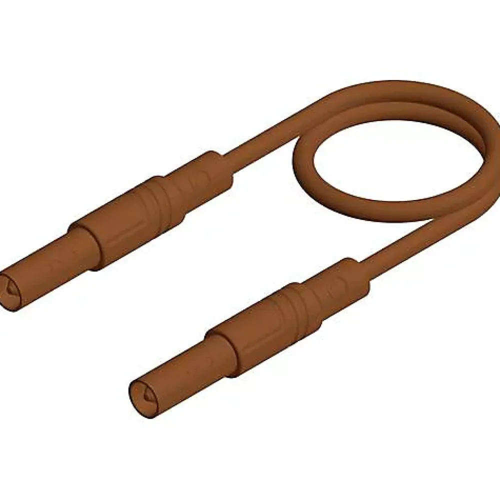 Hirschmann Test & Measurement Testeur De Tension-MLS GG 200/2,5 - Cordon de mesure pour électricien, 2000 mm, 1000 V, 32 A, garantie 2 ans