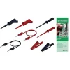 Hirschmann Test & Measurement Testeur De Tension-PMS 2 Set de cordons de mesure mâle 2 mm, 1 m, noir/rouge