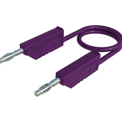 Stahlmann Hirschmann Test & Measurement MLN 25/2,5 VI cordon de mesure 0,25 m violet bananes 4 mm