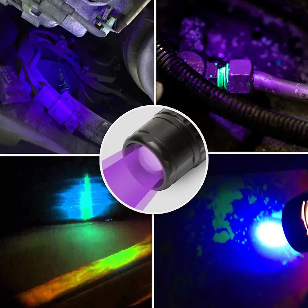 Stak Lampe Torche-HORATIO : Torche 3W LED + UV. Fonction zoom. En aluminium.