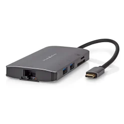 Nedis Transformateur, Convertisseur Et Chargeur Usb-Hub type C 3.2 type C HDMI/RJ45/USB