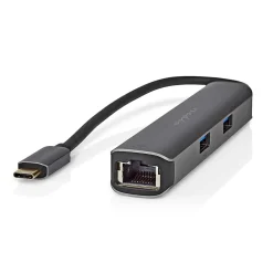 Nedis Transformateur, Convertisseur Et Chargeur Usb-Hub USB C Gen1 3 Ports USB HDMI 4K