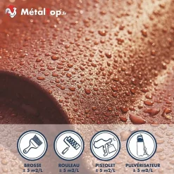 Metaltop Hydrofuge Toiture - - - Pot 5L